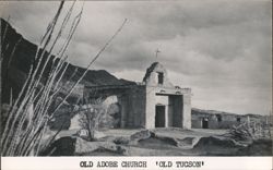 Old Adobe Church, Old Tucson Postcard