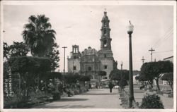 Catedral and Plaza Scene, Aguascalientes Postcard