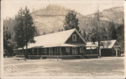 Office Social Hall, Donner Camp, Donner Lake Postcard