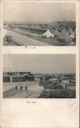 Camp J. E. Johnston Reclamation Section Front & Back Views Postcard