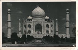 Taj Mahal Mausoleum and Minarets Postcard