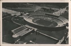 Reichssportfeld Olympia-Stadion Aerial View Postcard