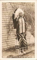 Chief Tyhee of the Bannocks Native American Portrait Postcard