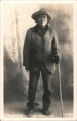 "Shavehead" Hat Creek Indian Chief Portrait Postcard