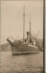 S.S. Dora Steamship Postcard