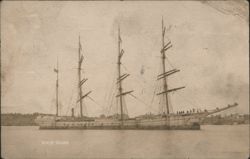 Ship Acme Three-Masted Sailing Vessel Postcard