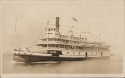 Steamship Capital City, California Transportation Company Postcard