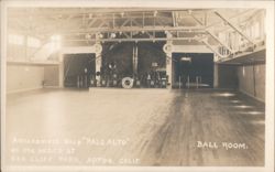 Amusement Ship Palo Alto Ball Room Interior, Sea Cliff Park Postcard