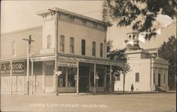 Bennett A. Pryor News Agency & Colusa County Bank Postcard