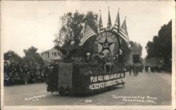American Legion Float Tournament of Roses Parade 1922 Postcard