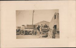 Neil McLean Wholesalers Draymen Wagon & Crew Postcard