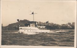 Vessel Suisun Underway San Francisco Bay Postcard