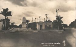Monument and Windmills, Col. Dolores Patrón Postcard