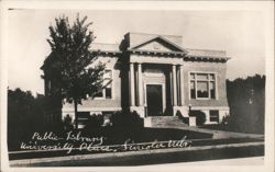 Public Library, University Place, Lincoln Postcard