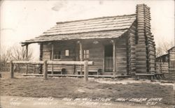 Hill-McNeil Store & Post Office, Lincoln's New Salem Park Postcard