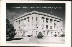 Tillman County Court House, Frederick, Oklahoma Postcard