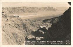 Death Valley from Aguerreberry Point National Monument Postcard