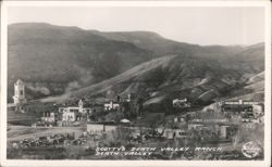 Scotty's Death Valley Ranch, Desert Landscape Postcard