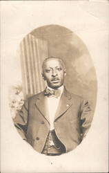 Portrait of an African American Man Postcard