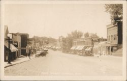 Main Street, Buffalo, Wyoming - Myers & Occidental Hotels Postcard