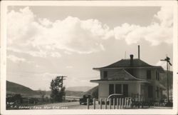 R.R. Depot, Lava Hot Springs, Idaho Train Station Postcard