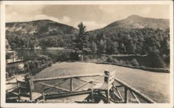 View From High Hampton Inn, Lake & Mountains Postcard