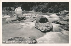 Upper Falls of Linnville River, Blue Ridge Parkway, NC Postcard