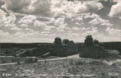 Mission and Convento Ruins Gran Quivira National Monument Postcard