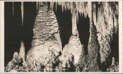 The Temple, Big Room, Carlsbad Cavern Formation Postcard