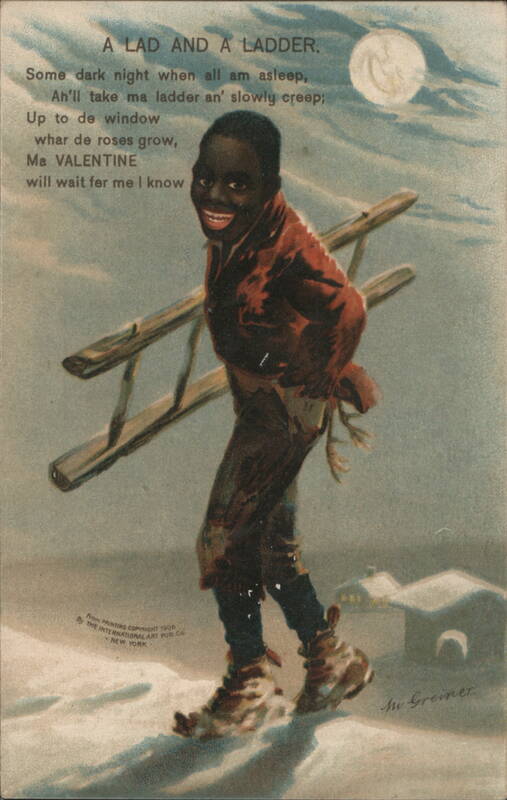 A Lad and a Ladder, Black Americana Valentine's Day Poem