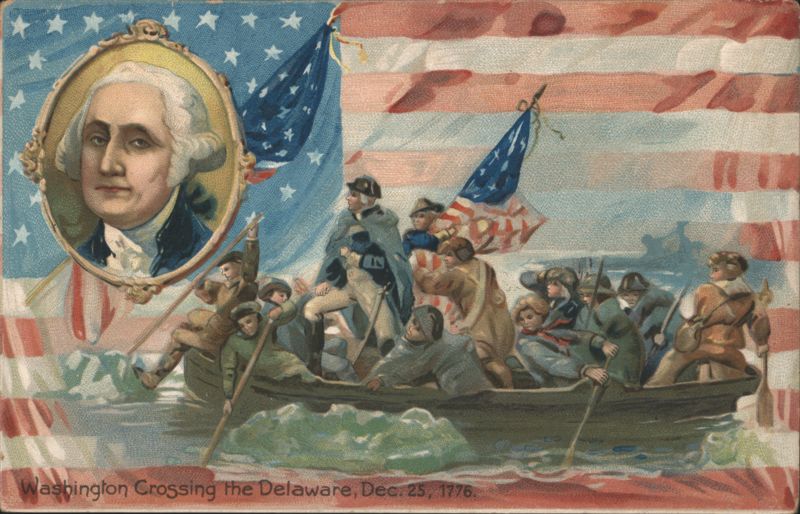 Washington Crossing the Delaware, Dec. 25, 1776, George Washington