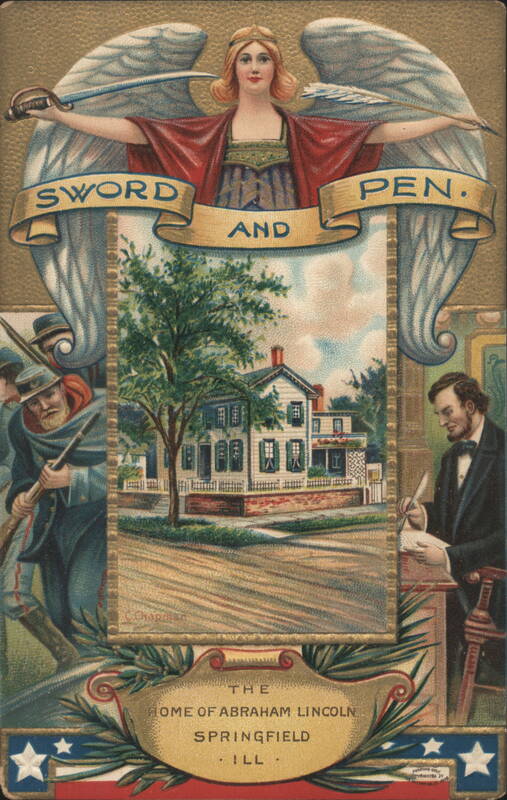 Sword and Pen, Abraham Lincoln's Home, Springfield, IL Illinois