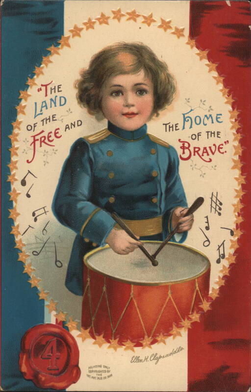 Patriotic Child Drummer, Land of the Free, Home of the Brave Oakland California