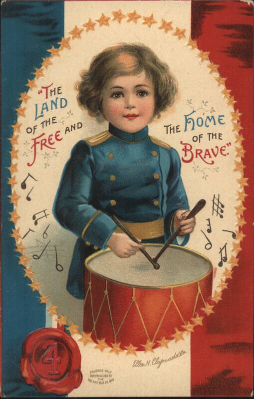 Patriotic Child Drummer, Land of the Free, Home of the Brave Oakland California