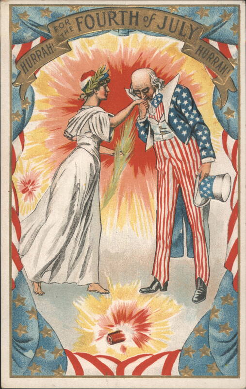 Patriotic Fourth of July Celebration with Uncle Sam & Columbia