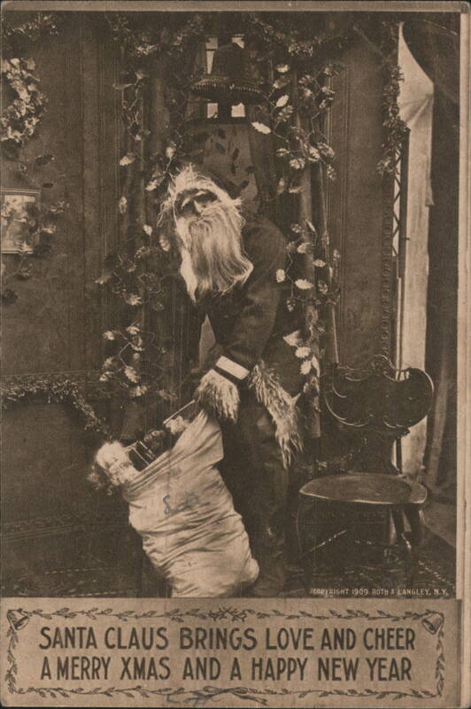 Santa Claus Brings Love and Cheer with Sack of Gifts for Christmas & New Year