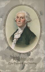 George Washington, "The Father of his Country" Portrait Postcard