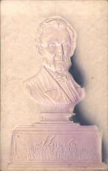 Abraham Lincoln Centennial Bust 1909 Postcard