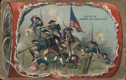 Battle of Bunker Hill, June 17, 1775, American Revolutionary War Postcard