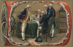 Framing the Declaration of Independence Postcard