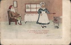 St. Nicholas Recommends Dr. W. Derby's Croup Mixture Postcard