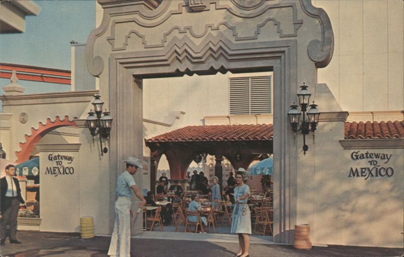 Gateway to Mexico Patio, Texas Pavilion, NY World's Fair New York