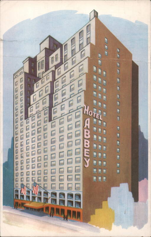 Hotel Abbey, Entirely Air-Conditioned, New York City