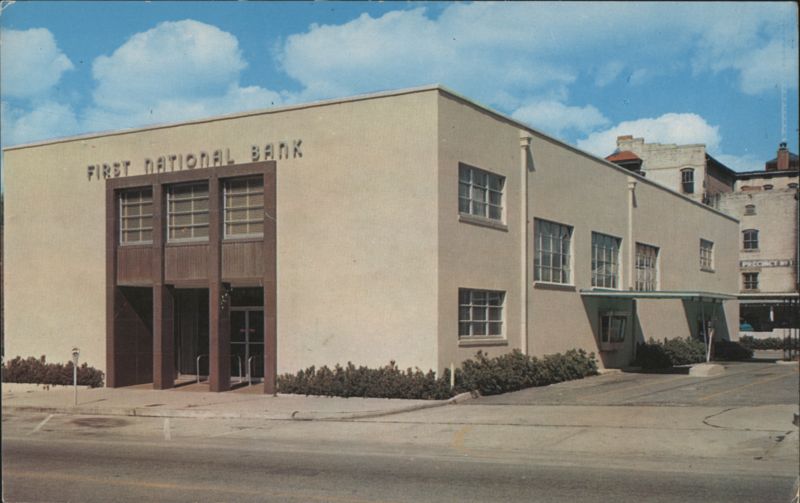First National Bank, Drive-in Tellers, Waycross GA Georgia