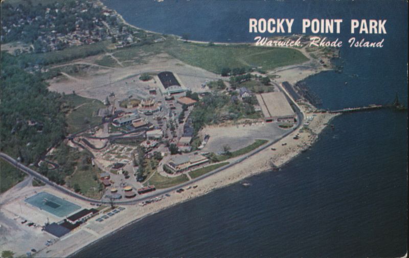 Birds Eye View of Rocky Point Park Warwick Rhode Island