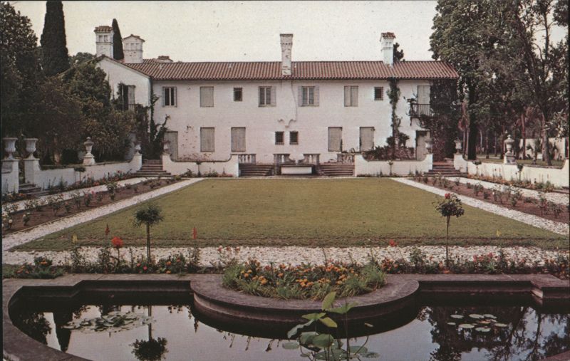 Crane Cottage, Jekyll Island, GA - Formal Gardens & Patio Georgia