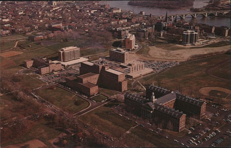 Georgetown University Medical Center Aerial View Washington District of Columbia