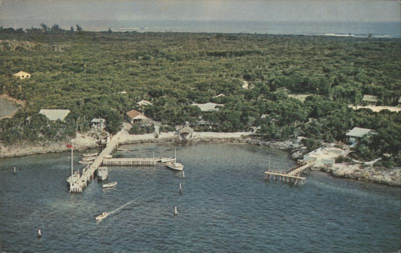 AIR VIEW of the Elbow Cay Club, Ltd. Hopetown, Abaco Bahamas