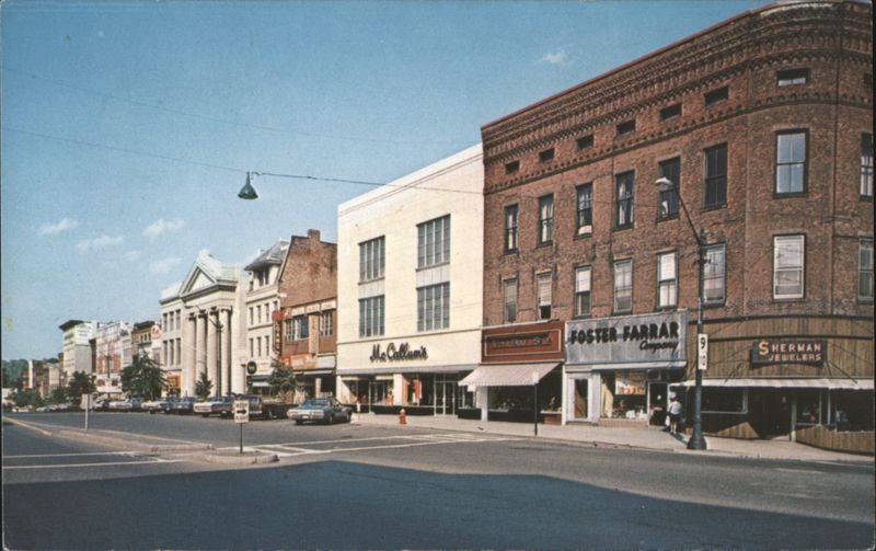 Main Street, Northampton, McCallum's, Foster Farrar Co. Massachusetts