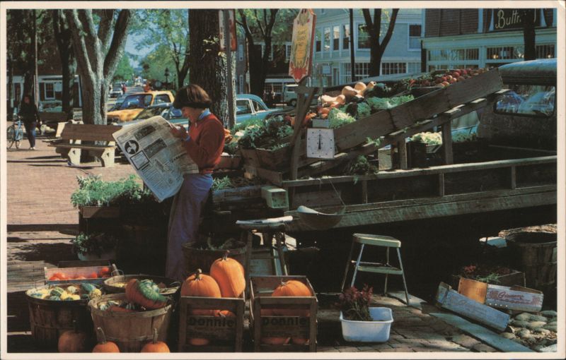 Outdoor Fruit & Vegetable Stands, Nantucket Island, MA Massachusetts